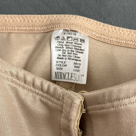 Miraclesuit Inches Off Waist Cincher 2615 Size Large Boned Beige Shaper - Picture 2 of 6